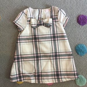 NWOT Janie and Jack plaid 6-12 month dress